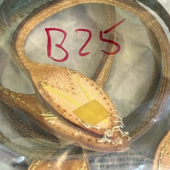 Authentic Louis Vuitton Heatstamped Vachetta Neverfull Replacement Straps b25 - Picture 10 of 10